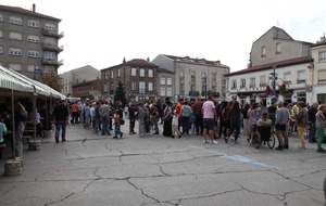 Grosse affluence dans la matinée