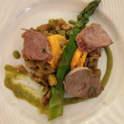 Week-end du 1er Mai 2026 - Un des plat au resto semi-gastro